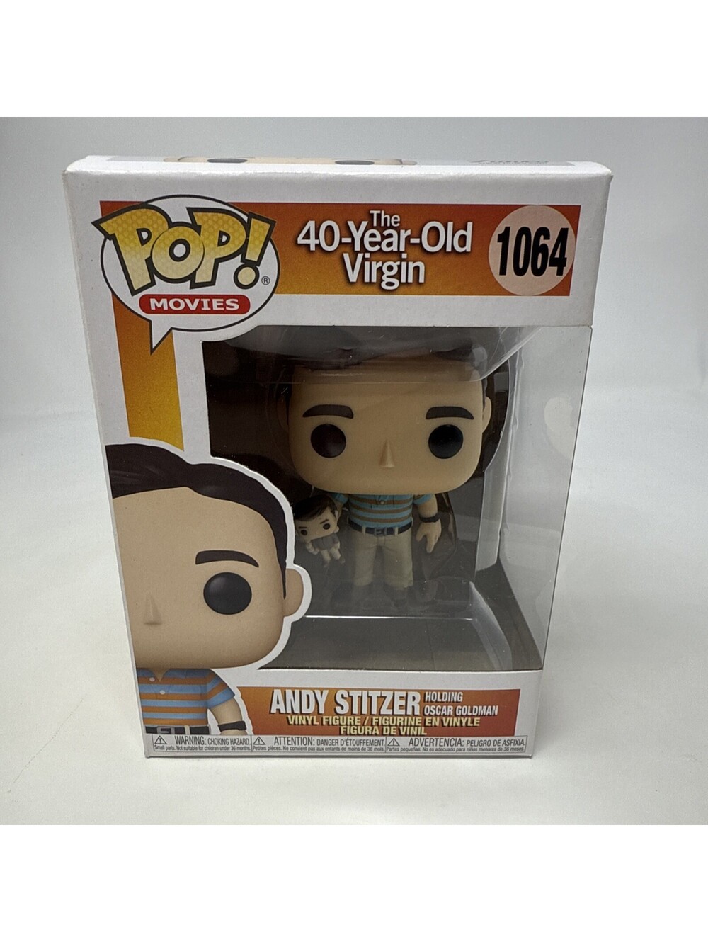 Andy Stitzer Holding Oscar Goldman 2020 Vinyl Figure Funko Pop #1064